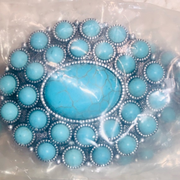 NWT TIPI WESTERN TURQUOISE π©΅ STONE BELT, Sz. S/M, BNWTIB - Picture 7 of 9